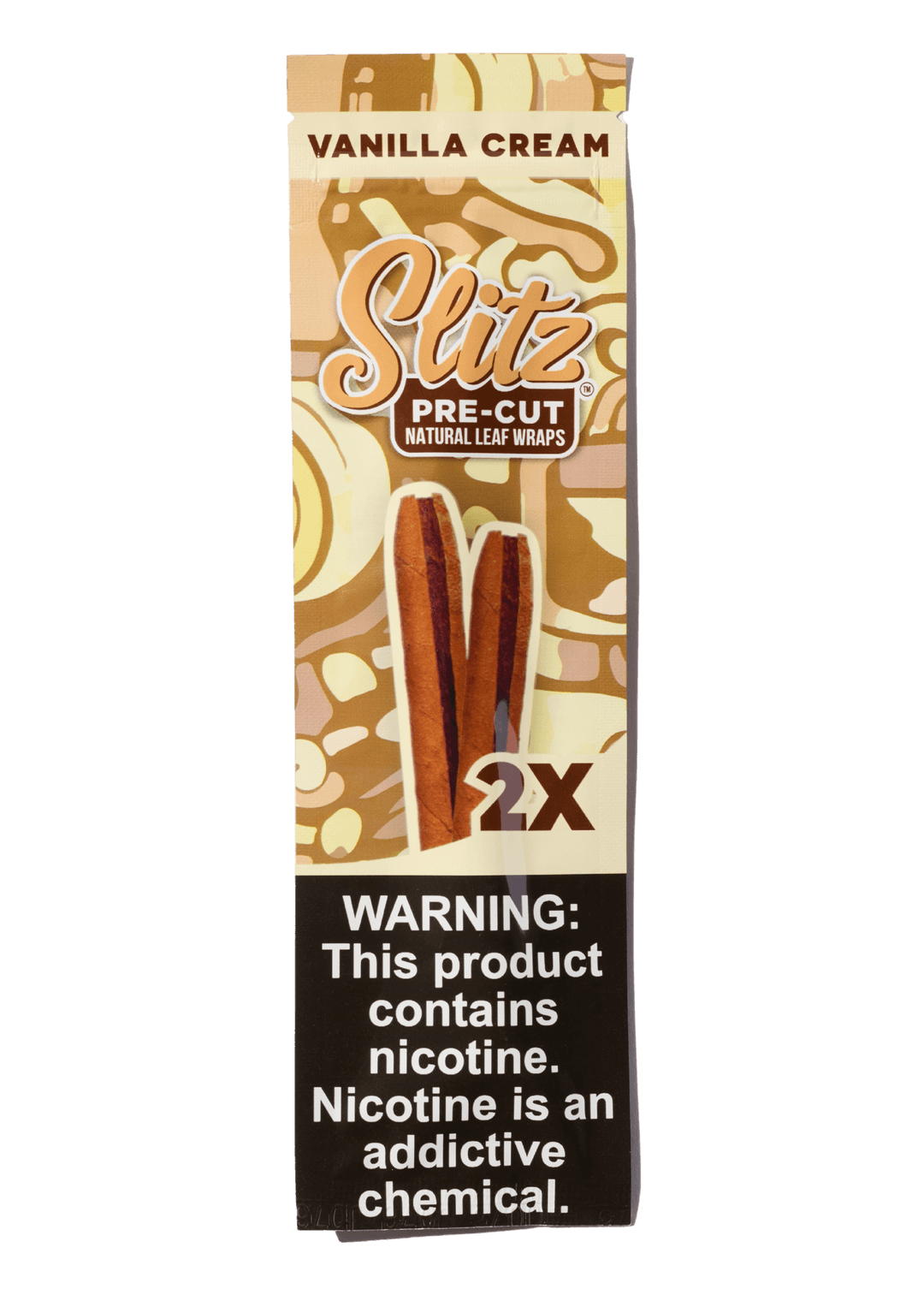 SLITZ™ Vanilla Cream Pre-Cut Wraps